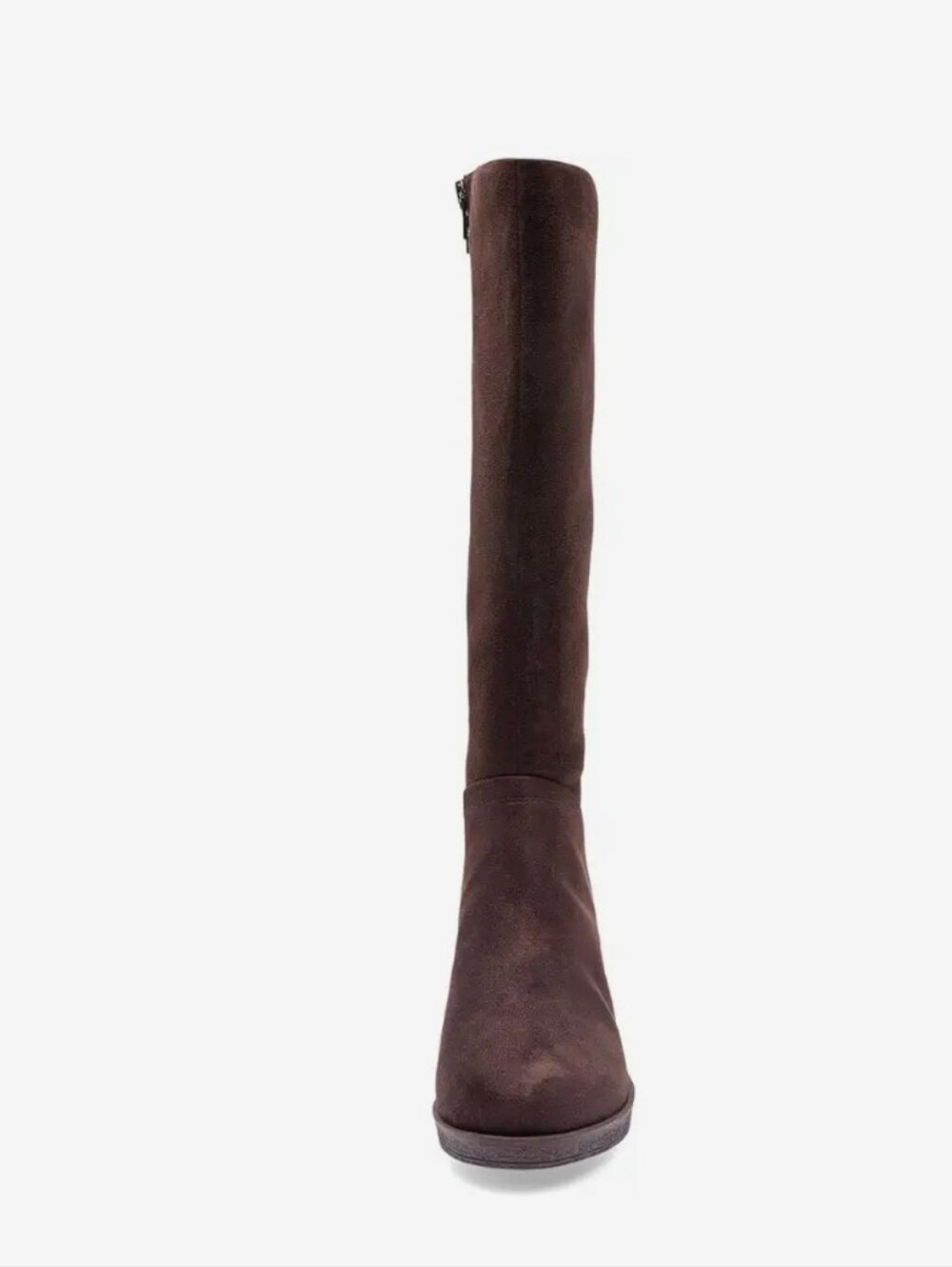 NWOT Women's Aerosoles Binocular Knee-High Wedge Boots in Dark Brown - Picture 5 of 6